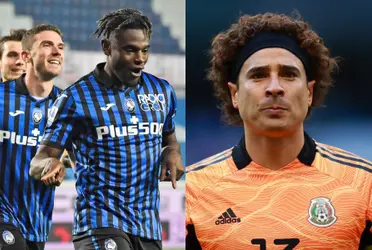 Duván Zapata estuvo presente en la histórica goleada que sufrió el portero mexicano Guillermo Ochoa en la Serie A de Italia.