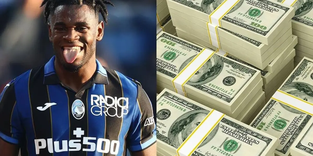 Duván Zapata no ha tenido una buena temporada en el Atalanta, lo que ha generado que su ficha baje a nivel de costos de mercado en Europa.