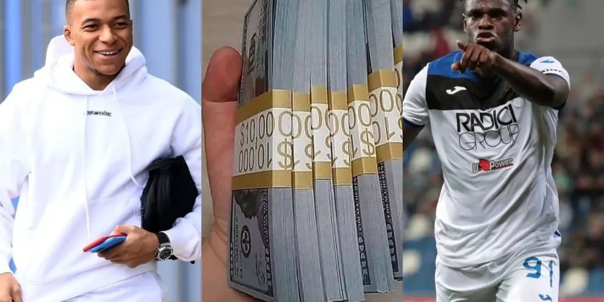 Duván Zapata en Italia presume lujos a lo Kylian Mbappé, pese a que sus ingresos son bastantes distantes.