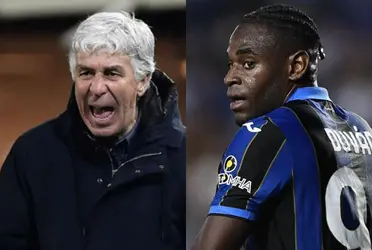 Duván Zapata no la pasa nada bien en el Atalanta de Italia.