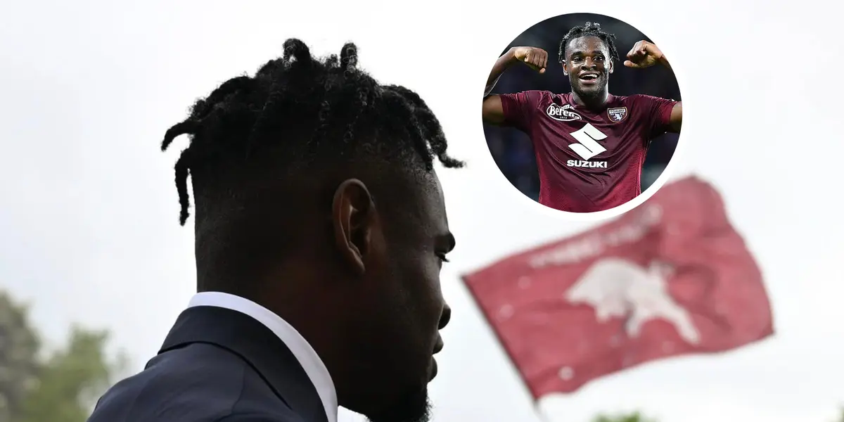 Duván Zapata lideró un sentido homenaje en el aniversario de la Tragedia de Superga, emocionando al Torino y su afición. Foto: Torino y Transfermarkt