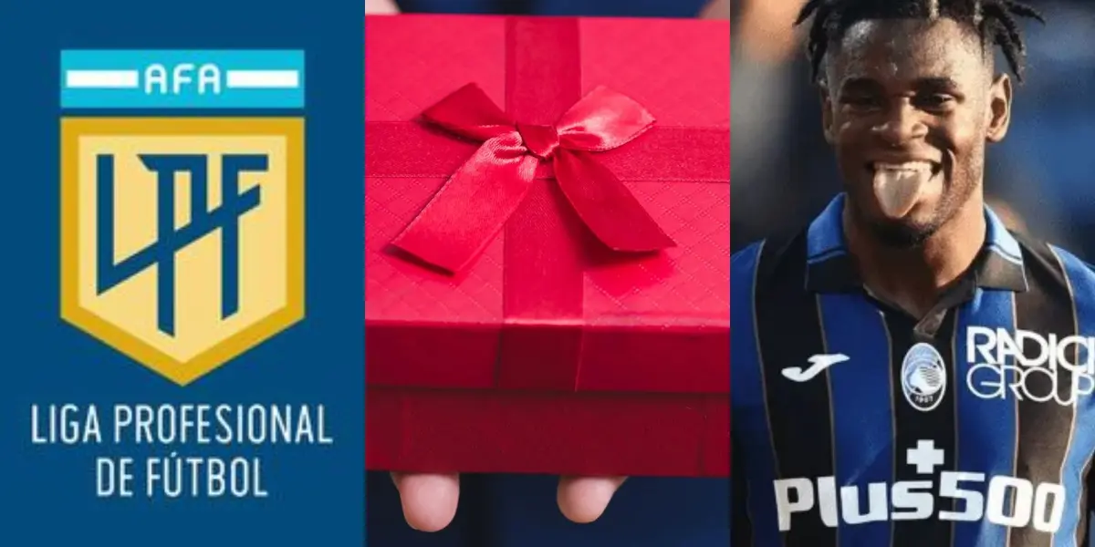 Duván Zapata recibió un regalo directamente desde la liga de Argentina.