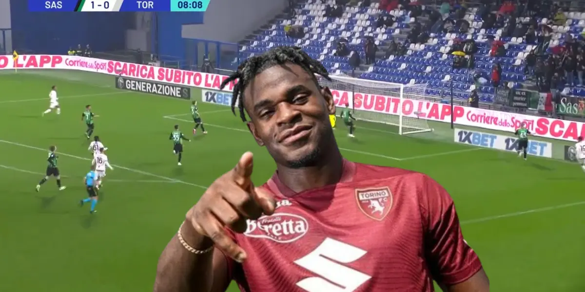 Duván Zapata volvió a convertir en Serie A. FOTO: 'X'