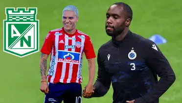 Éder Álvarez Balanta con la camiseta del Club Brujas de Bélgica