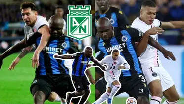 Éder Álvarez Balanta jugando la Champions League