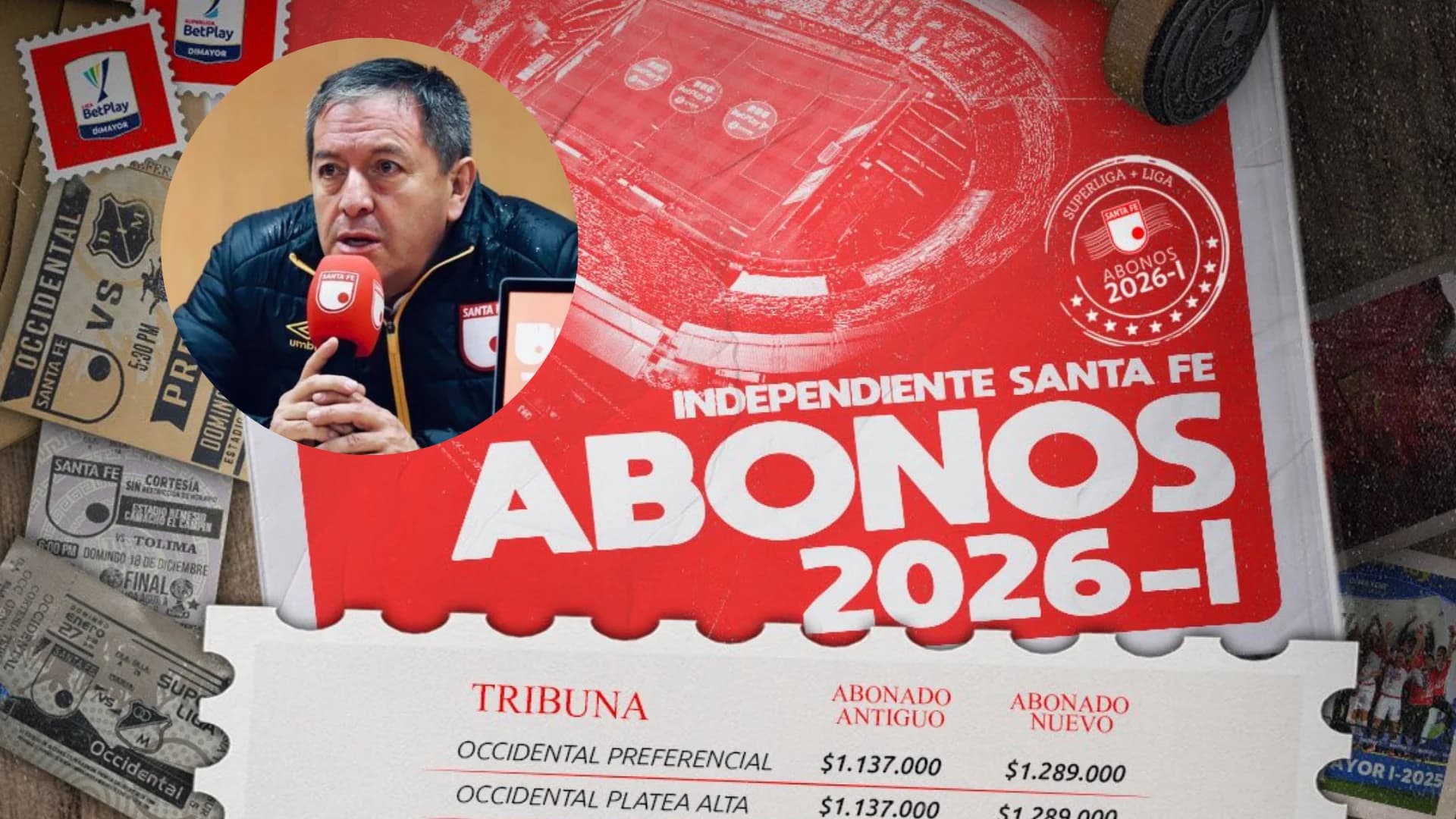 Eduardo Mendez preocupado por la baja venta de Abonos de Santa Fe