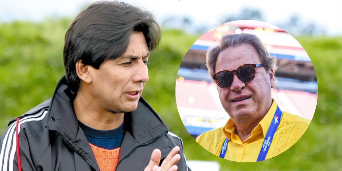 Eduardo Pimentel y Jesurún. Foto: redes de FCF y El Espectador.