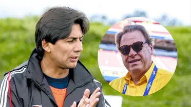 Eduardo Pimentel y Jesurún. Foto: redes de FCF y El Espectador.