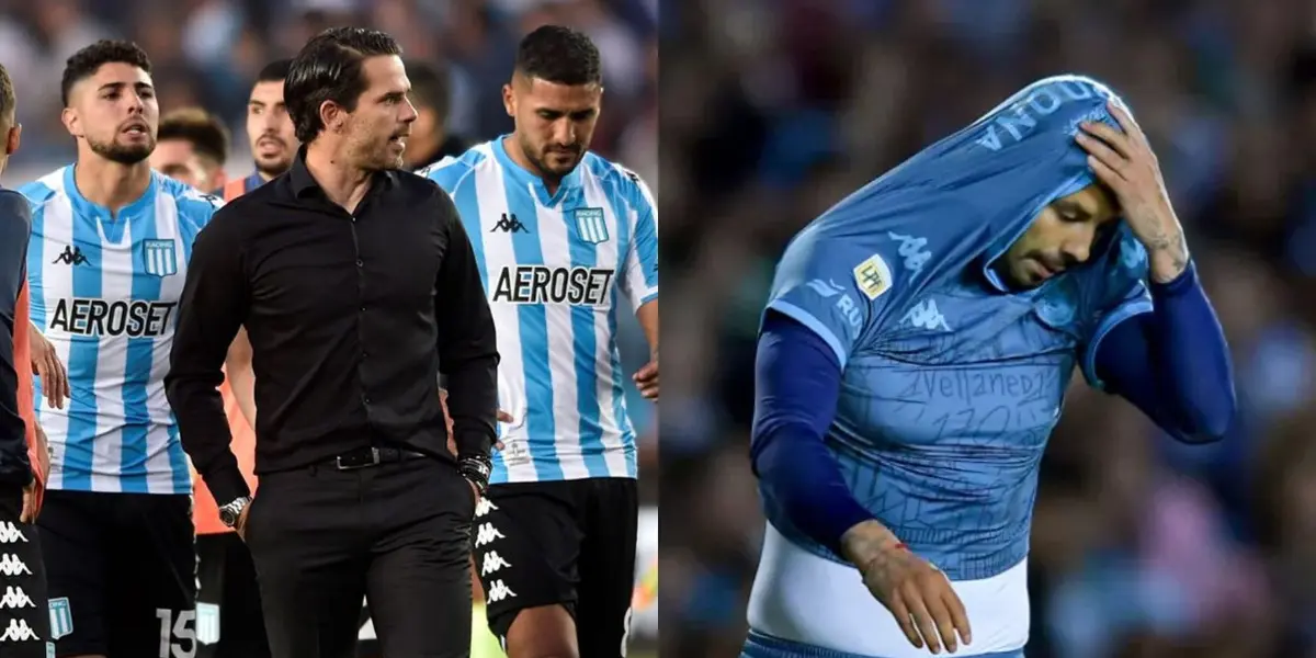 Edwin Cardona pende de un hilo en el Racing de Argentina.