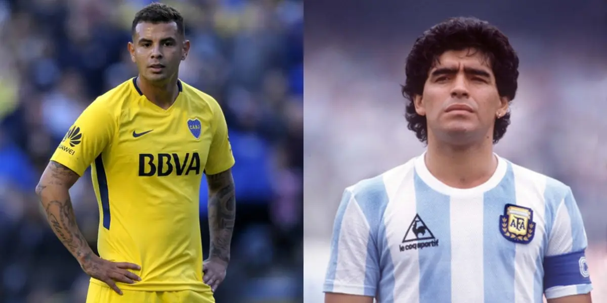 Edwin Cardona no respaldó el apodo que lo relaciona con Diego Maradona en Boca Juniors. 