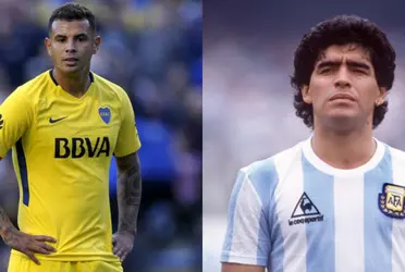 Edwin Cardona no respaldó el apodo que lo relaciona con Diego Maradona en Boca Juniors. 