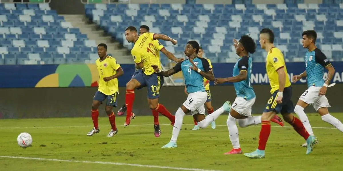 Edwin Cardona con un bajo rendimiento en la cancha le dio la victoria a la selección Colombia.