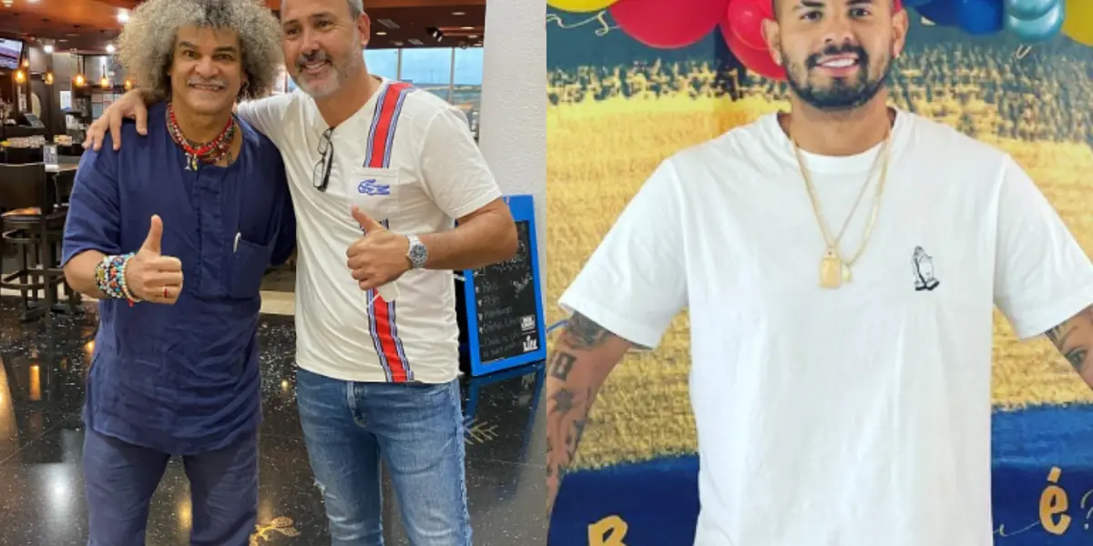 Edwin Cardona y Carlos Valderrama solo comparten como punto en común el fútbol, porque fuera de las canchas tienen agendas diferentes.