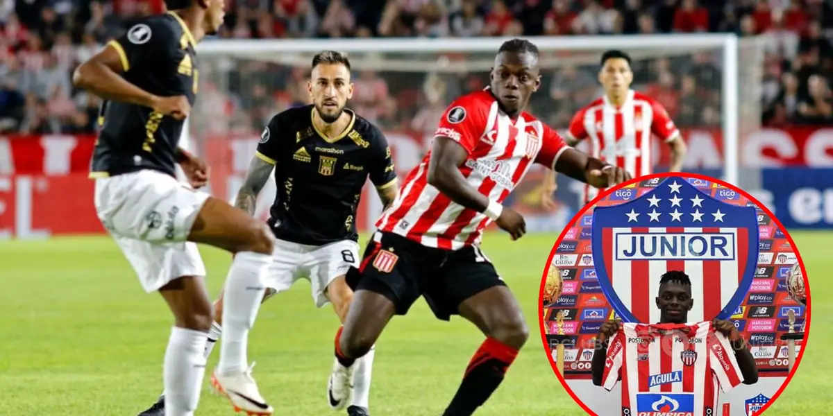 Edwin Cetré jugando con Estudiantes de La Plata vs The Strongest