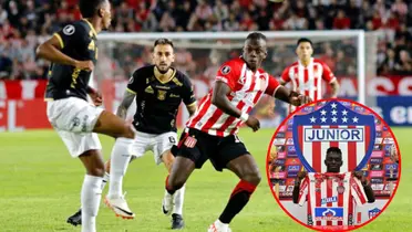 Edwin Cetré jugando con Estudiantes de La Plata vs The Strongest