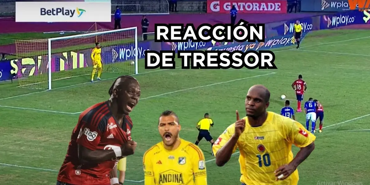 Edwuin Cetré ha sido viral en Colombia porque humilló desde el punto penal a Álvaro Montero de Millonarios FC.