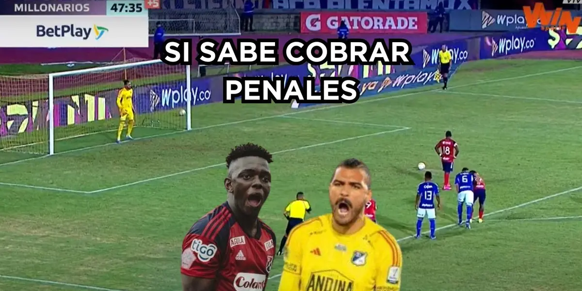 Edwuin Cetré humilló a Álvaro Montero desde el punto penal.