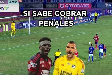 Edwuin Cetré humilló a Álvaro Montero desde el punto penal.
