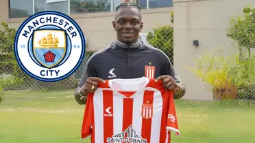 Edwuin Cetré jugador colombiano en Estudiantes de La Plata. Foto tomada de Infobae.