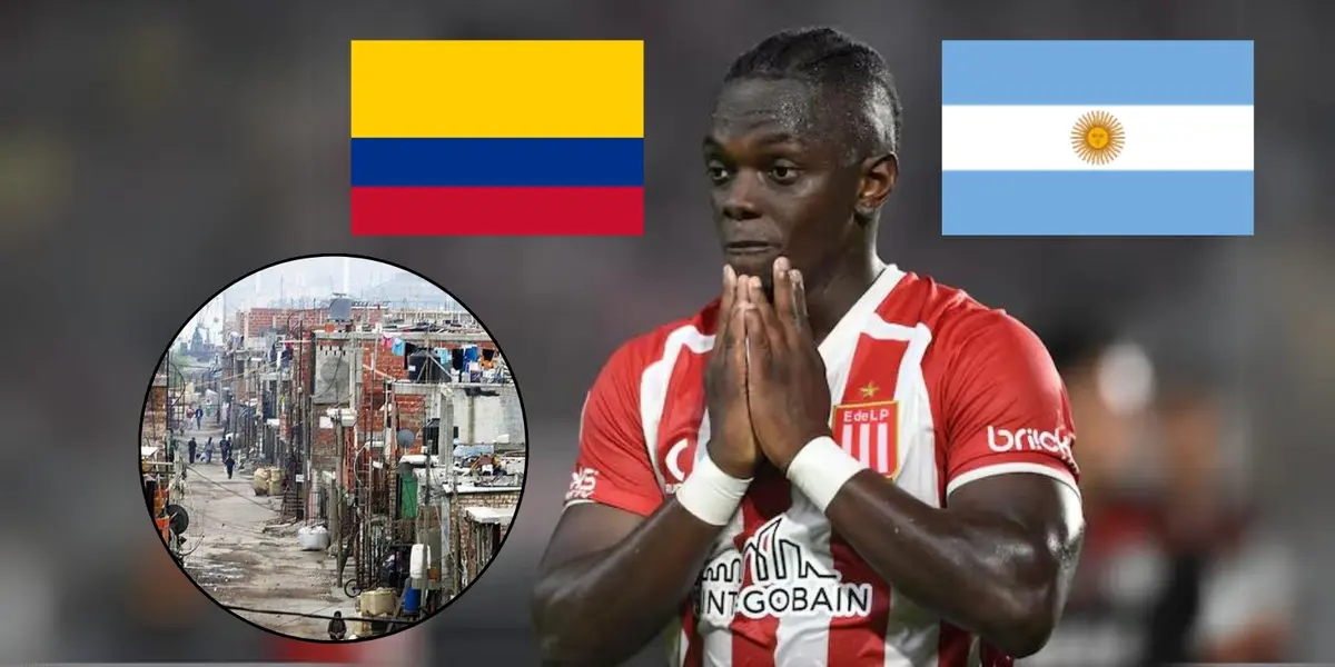 Edwuin Cetré jugando con Estudiantes de La Plata