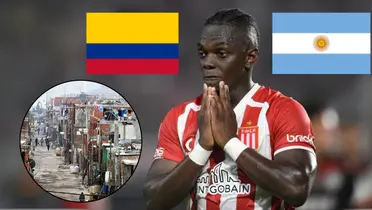 Edwuin Cetré jugando con Estudiantes de La Plata