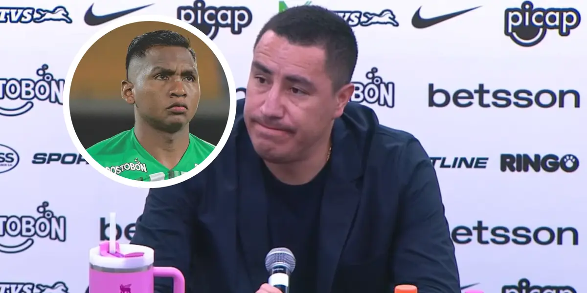 Efraín Juárez y Alfredo Morelos Foto: Captura de YouTube Dimayor y Antena 2