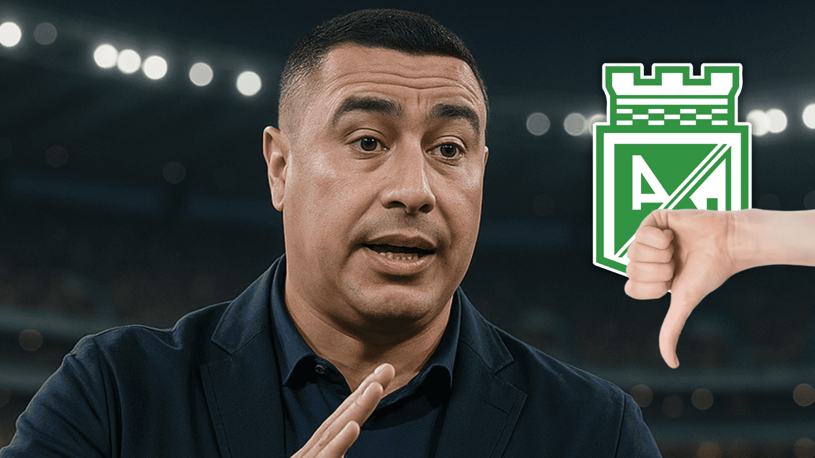Efraín Juárez y una movida que ya alerta a todo Atlético Nacional Foto: Pexels, Escudoteca y Creada con Chat GPT