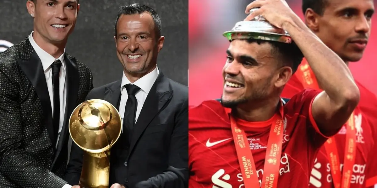 El agente de Cristiano Ronaldo quería meter la mano en el fichaje de Luis Díaz y por fortuna no lo pudo lograr.