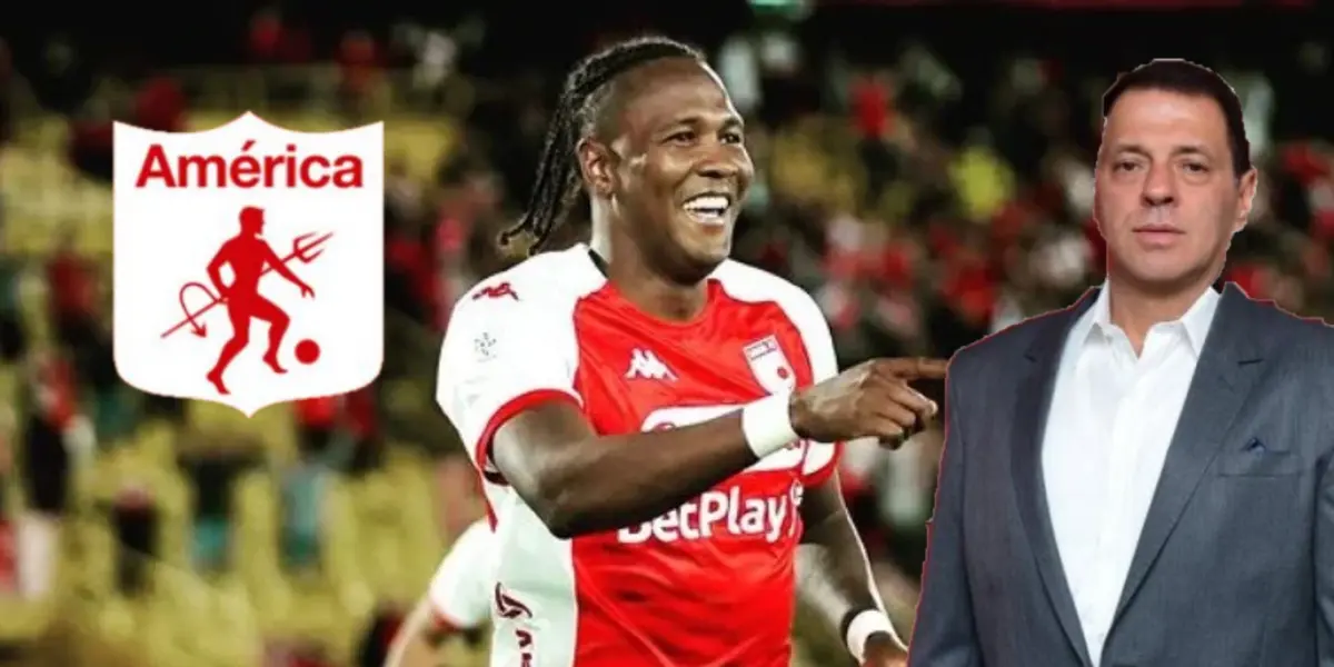 El América de Cali busca a Rodallega y la decisión que tomaría Independiente Fe