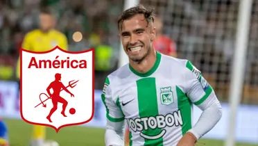 El América de Cali le dio una chaqueta al posible fichaje de Tomás Ángel.