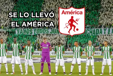 El América de Cali se reforzó con un ídolo de Atlético Nacional.