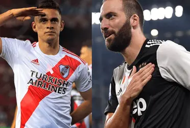 El argentino, Gonzalo Higuaín habló de su posible llegada a River Plate pese a que había dicho que no regresará y esta es la opinión que tiene de Santos Borré.
