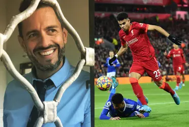 El argentino Pablo Giralt elogió el nuevo partido de Luis Díaz con el Liverpool donde salió de titular.