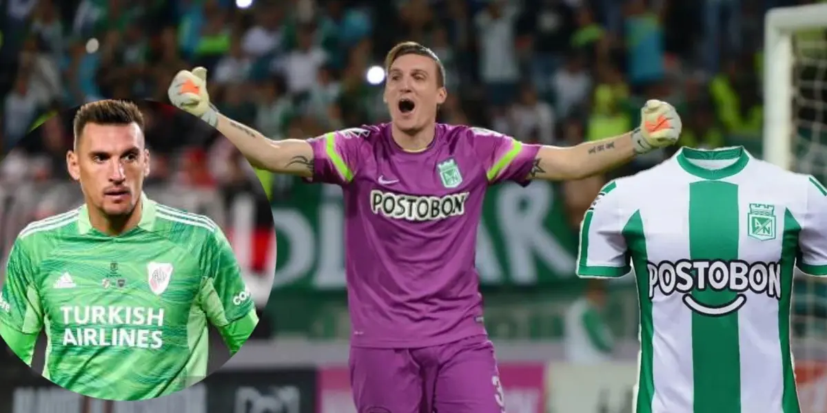 El arquero argentino brilló con Atlético Nacional y se podría dar su regreso al club verdolaga