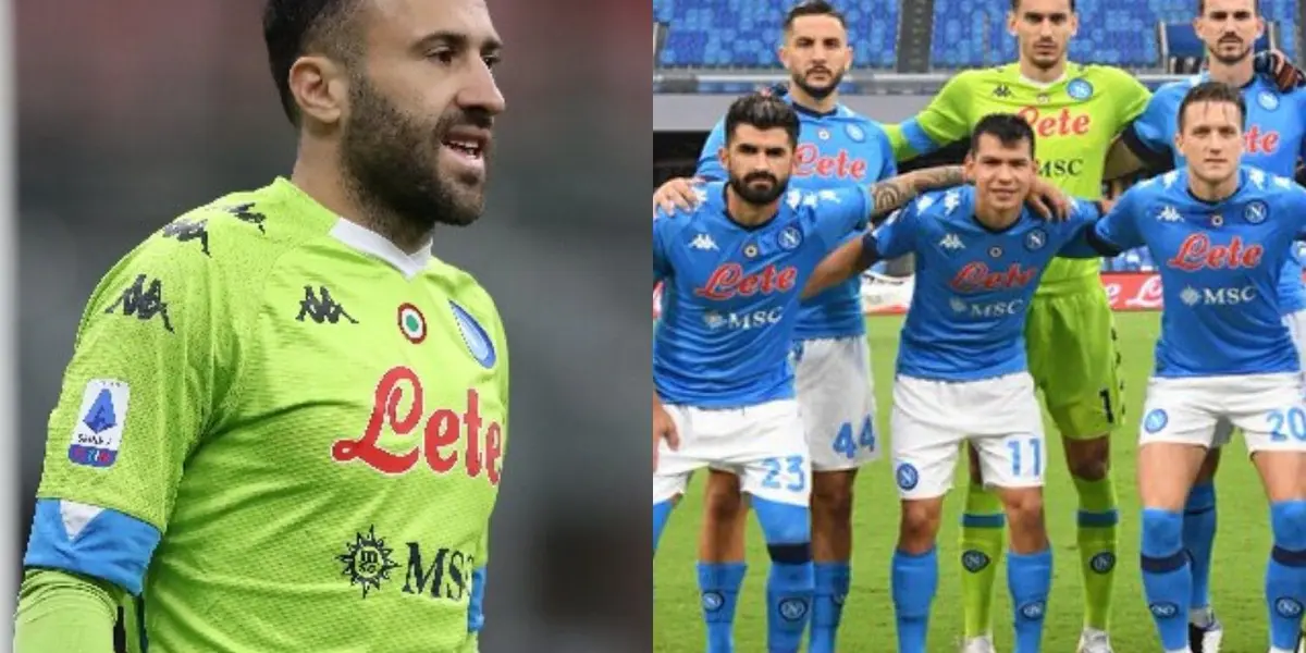 El arquero colombiano no ha definido su continuidad con Napoli