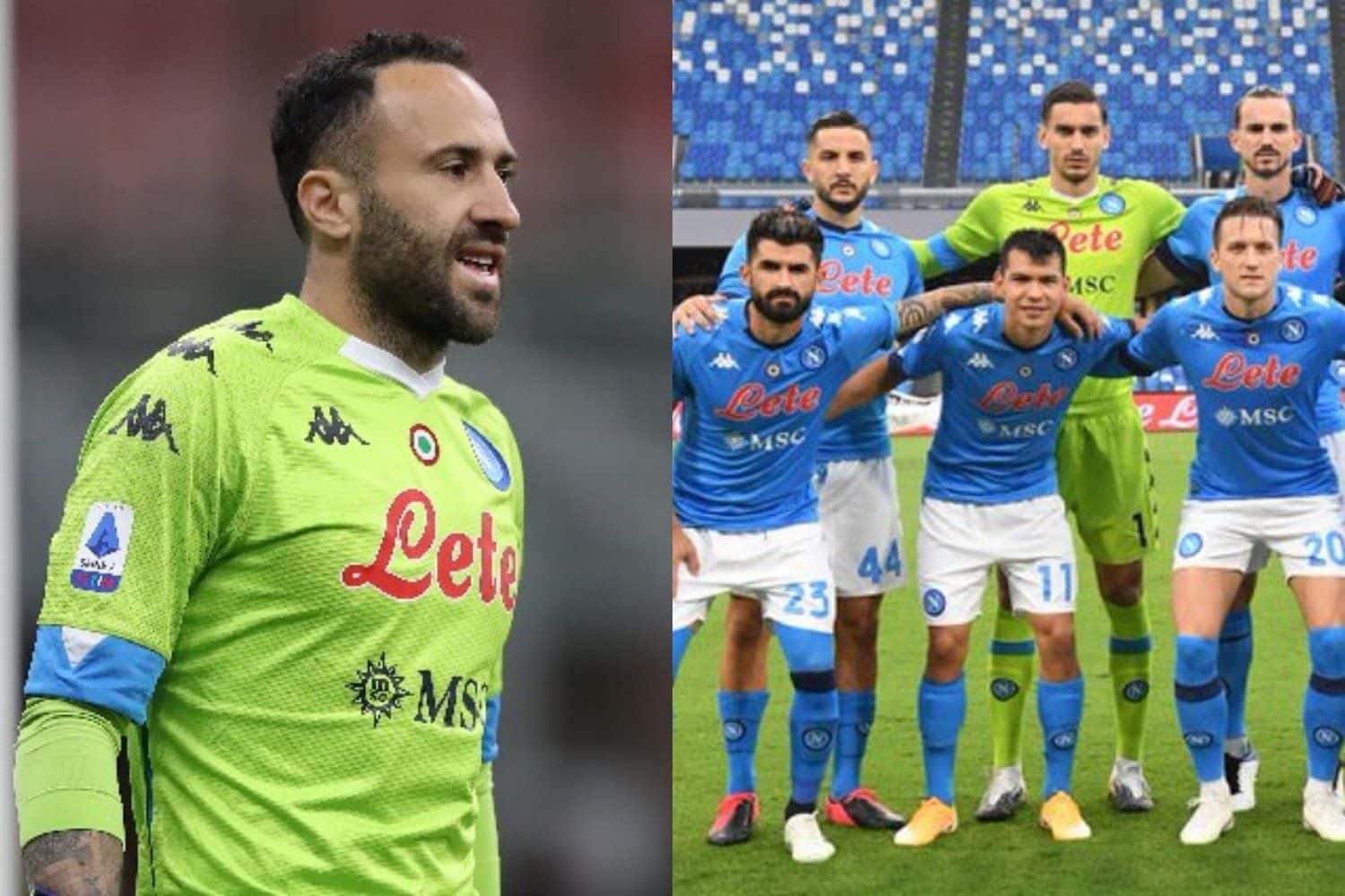 El arquero colombiano no ha definido su continuidad con Napoli