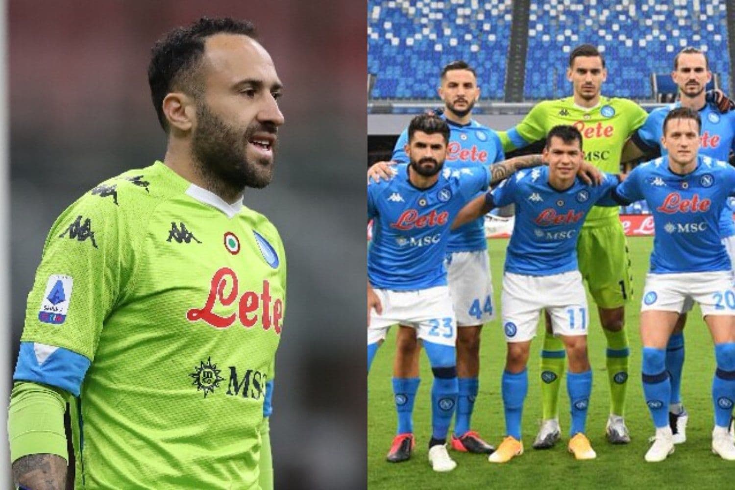 El arquero colombiano no ha definido su continuidad con Napoli