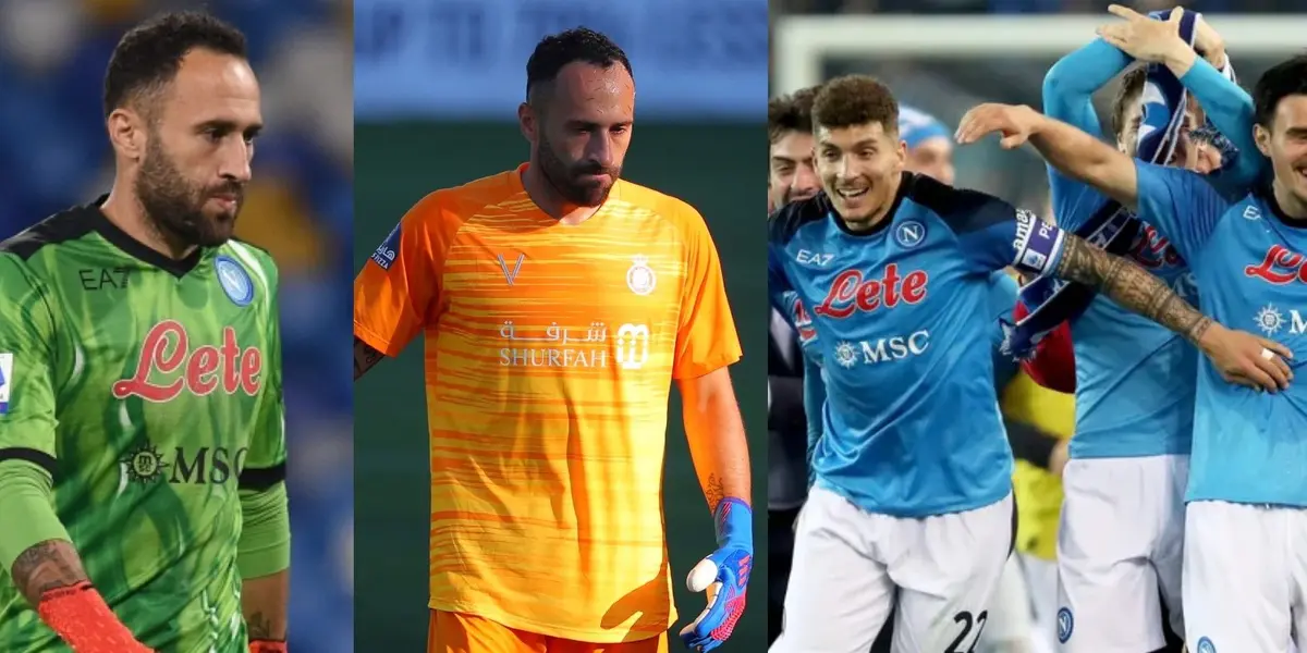 El arquero colombiano rechazó continuar en Napoli para fichar con Al Nassr