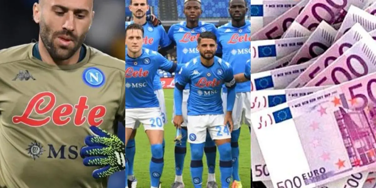 El arquero colombiano no seguiría en Napoli tentado por el millonario sueldo en Arabia Saudita