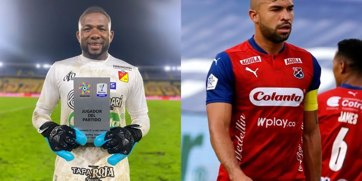 El arquero del Deportivo Pereira fue la gran figura del partido ante Independiente Medellín que se jugó en el estadio Atanasio Girardot