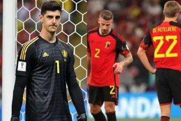El arquero del Real Madrid habló luego del fracaso de la selección de Bélgica en el Mundial de Catar 2022 
