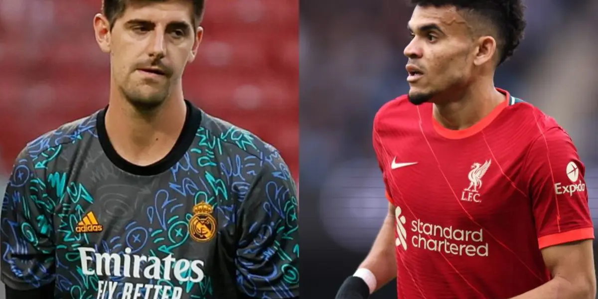 El arquero del Real Madrid habló sobre el colombiano mostrado que es uno de los jugadores referentes de Liverpool.