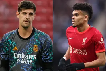 El arquero del Real Madrid habló sobre el colombiano mostrado que es uno de los jugadores referentes de Liverpool.