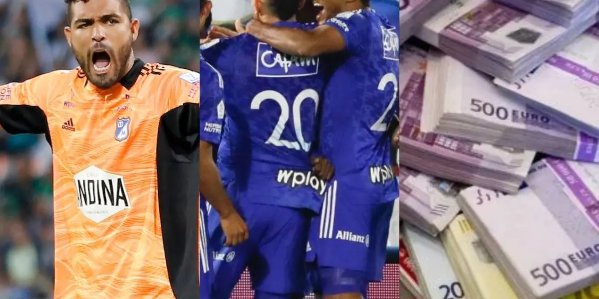 El arquero es una de las figuras de Millonarios y logró una sorprendente valoración en el mercado