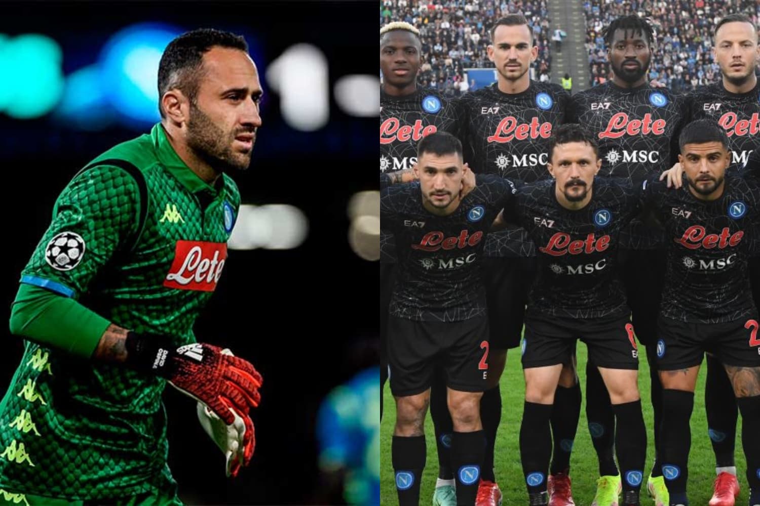 El arquero no ha definido su continuidad en Napoli a pesar que tendría una oferta de renovación.