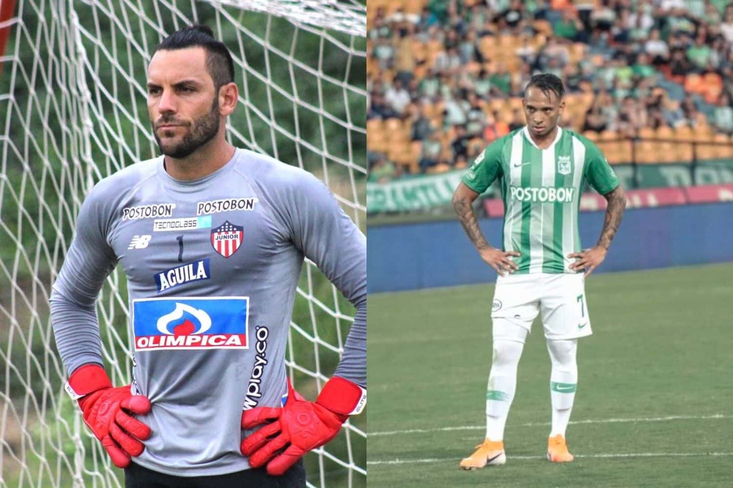 El arquero de Junior se vio involucrado en una polémica con Jarlan Barrera en el partido por Copa Colombia