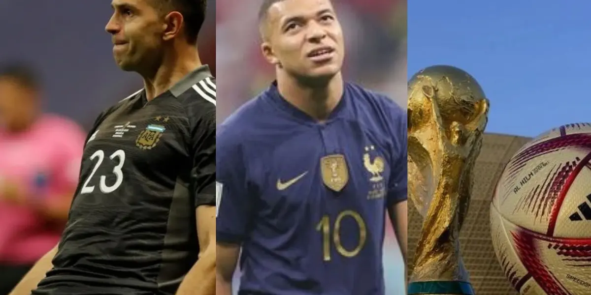 El arquero de la selección argentina le quitó protagonismo a Kylian Mbappé ´previo a la gran final de la Copa Mundo de Catar 2022