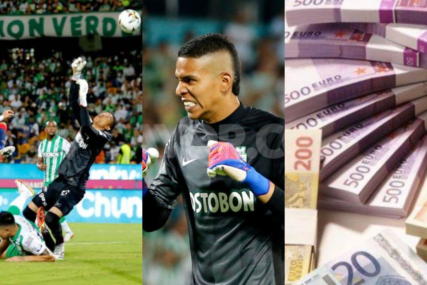 El arquero viene de ser figura en el empate de Atlético Nacional ante Águilas Doradas en la liga Betplay