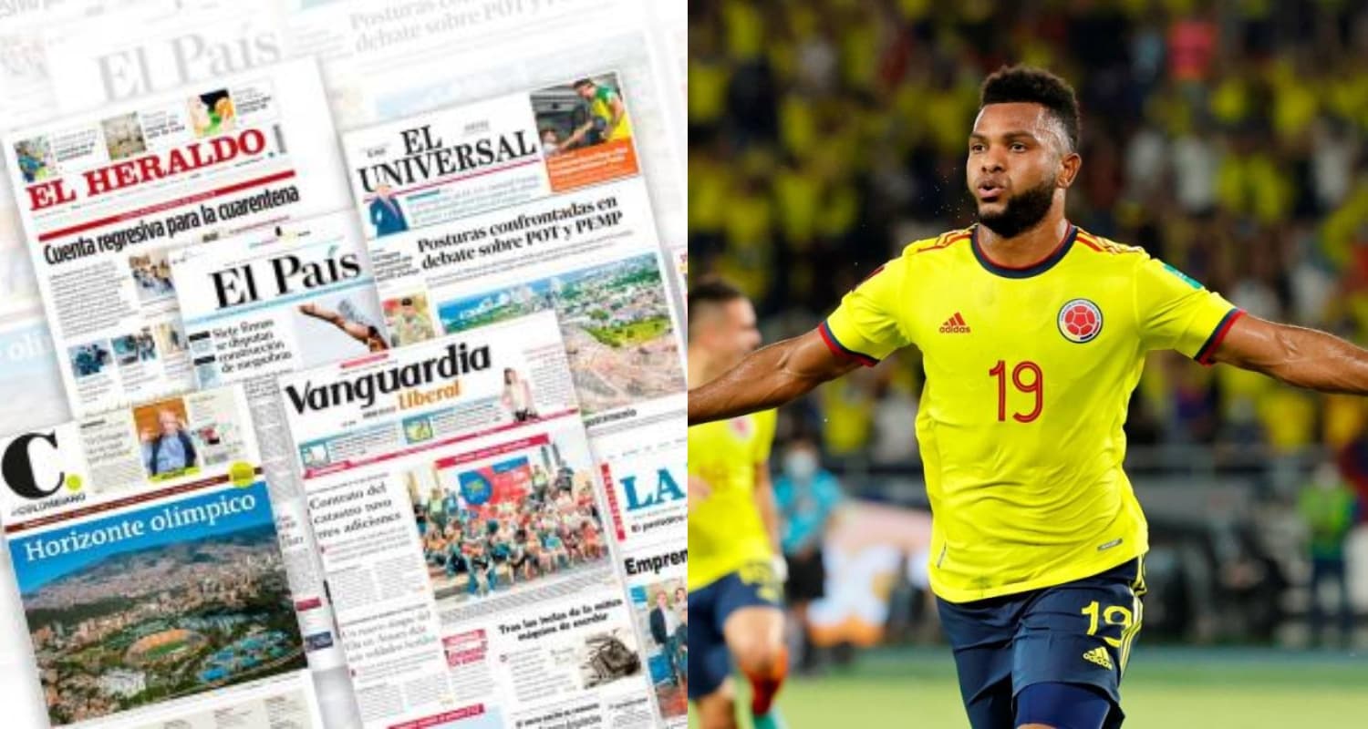 El artillero colombiano se reportó con el segundo gol del partido frente a Bolivia.