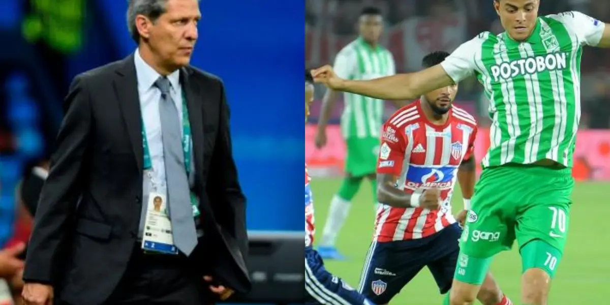 El asistente técnico habló sobre la evolución de la lesión de Giovanni Moreno de Atlético Nacional.